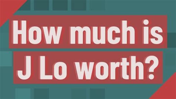 How Much Is J.Lo Worth?