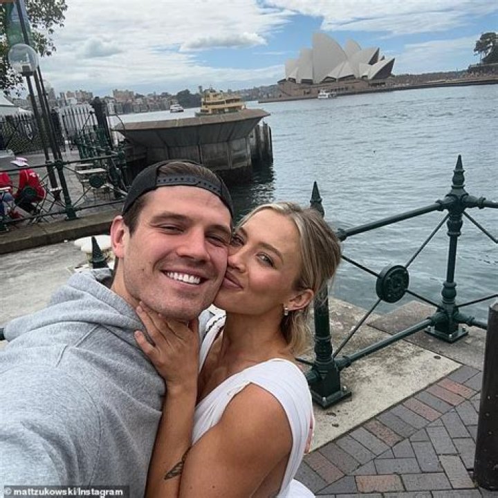 Reece Hawkins and new beau London Goheen share public kisses after split! Ex-Tammy Hembrow says I